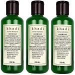 Khadi Herbal Neem SAT Shampoo, Herbal Shampoo, Khadi Shampoo, Color Protection Deep Conditioning 630ml (Pack of 3)