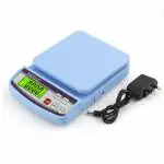 Venus SF-400A, India Electronic Digital Kitchen Weighing Scale, Food Weight Machine for Home, Baking, Health 10 kg Batteries, Blue