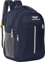 Next Speed Laptop Backpack for Men and Women, Waterproof Office Bag, School, College, Casual Backpack for Unisex 30 L (Navy Blue)