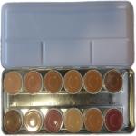 KRYOLAN Dermacolor Camouflage Creme Palette 12 Colors