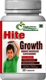 Prirupam HITE GROWTH HIGHT INCREASE AYURVEDICE CAPSULES MENS WOMENS (Pack of 1)
