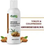 Edith Naturals Rosemary Essential Oil & Almond Oil (Prunus dulcis) for Skin&Hair Hair Oil (200 ml)