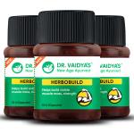 DR. VAIDYA'S new age ayurveda Herbobuild 50 Capsules Each Mass Gainer,Body Building (Pack Of 3)