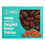 Fb Flyberry Deglet Nour Dates 800g| Jumbo Size | Deglet Nour Khajur | Alternative to Sugar | Best For Kids & Adults | Naturally Sweet | Instant Energy | High Source of Protein | 800g Deglet Nour Dates