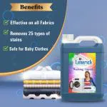 Limerick Washing Machine Liquid Detergent Top Load And Front Load.(Blue 5 Ltr) Multi-Fragrance Liquid Detergent (5 L)