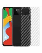 GADGETRONICS Google Pixel 4a Transparent Plastic Scratch Resistant and Anti-Fingerprint Screen Guard Sticker