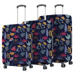Travel Extras: Nasher Miles Multicolor Polyester Floral Design Protective Luggage Cover Set of 3