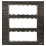 CONA Status 10518 Glassic Modular Plates 18M Graphic Grey (Single)|Modular Switch Plates|Electrical Plate|Polycarbonate Plate|Switch for Home|Standard Size Switch Plate|Suits all kind of decor