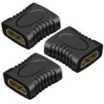 CABLES MASTER HDMI Extender Female to Female Coupler Adapter for HDTV (Pack Of 3)