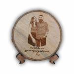 ABAJ LEASER ART Personalized Nameplate | Elegant Name plates for Home | Artsy Nameplate | Home Bliss Nameplate | Elite Fusion Nameplate | Acrylic Name plates | Wooden Nameplate | Metal Name plate | Premium Materials | Perfect for home Meet Round Plate