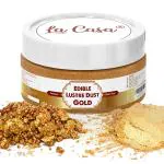 La Casa Edible Lustre Dust - Sparkling Gold 9 Gm
