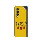 GADGETSWRAP Printed Vinyl Skin Sticker for Samsung Galaxy Z Fold 3 - pika