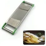 IDEAL PRIME Long Lasting Stainless Steel Vegetable Slicer Chips Maker | Steel Chips Maker Vegetable Slicer With Different Design Kitchen Tools Pack Of 1