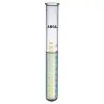 ABGIL Borosilicate Glass Test Tube With Rim And Graduation(marking) 10 ml Capacity 6 Units - OD 15mm x Length 125mm