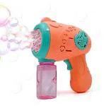AP KIDS TOYS 32 Hole Electric Gatling Bubble Gun for Kids with Soap Solution Indoor and Outdoor Toys for Toddlers Bubble Launcher Machine for Girls and Boys (Style-1)