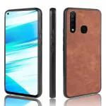EXCLESIOR Vivo Z1 Pro Coffee Shockproof, Solid Grip, PU leather Back Cover