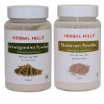 Herbal Hills Ashwagandha Powder and Shatavari Powder 100 gms each