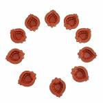 VASU CREATION Handmade Mitti Ke Deepak/Diye/Clay Diye/Diya for Diwali - Set of 24