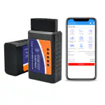 MODAXE Bluetooth OBD II ELM327 Scanner Code Reader V2.1 - Vehicle Diagnostic Tool for OBDII Protocols - Compatible with Android & IOS Devices - Smart Vehicle Health Monitor