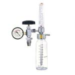 Lab Junction Oxygen Cylinder Regulator with Flowmeter & Humidifier Bottle Made of Metal, Manually Control Oxygen Flow. (Household Oxygen Flow Meter) LJ-9263:
