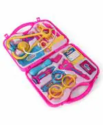 myhoodwink Doctor Play Set with Foldable Suitcase, Doctor Set Toy Game Kit, Compact Medical Accessories Toy Set Pretend Play Sets, Doctor Kit Toy for Kids