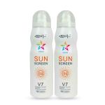 GIGAACI Mens & Women's Sunscreen V7 Whitening instant whitening sunscreen spf Face & Body Sunscreen Moisturizer -Pack Of 2