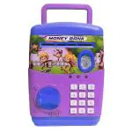 RAINBOW RIDERS ATM Money Safe Bank For Kids with Finger Print Sensor Piggy Savings Bank with Electronic Lock, For Girls & Boys Age 2, 3, 4, 5, 6, 7, 8 Plastic Battery Operated Toy Multicolour Options Are Available