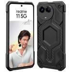 Fashionury Realme 11 5G / Realme C67 5G Back Cover | Hybrid Defender Series | Ultimate Drop Protection | Shockproof Armor Bumper | Soft TPU Case for Realme 11 5G / Realme C67 5G (Black)