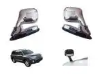 DrivEscape Toyota Land Crusier Prado Front Fender Bonnet Mirror with Indicator (pack of 2)