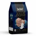 Jacker Milk Wafer Cube 100g, Smooth & Milk Crunchy Layered Wafers (Pack of 2)