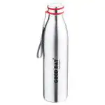 Good Day Solar Silver Stainless Steel Water Bottle 1 L