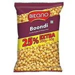 Bikano Boondi Salted| (200 Gm+ 50 Gm) 250 Gm Pack + Namkeen Maida Kaju 100 Gm |
