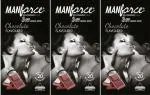 Manforce Wild Condom Chocolate Flavoured (3 Boxes, 20 Condoms in Each Box)
