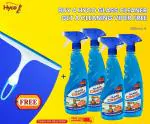 Hyco Glass Cleaner 500ml+free wiper (Pack of 4)