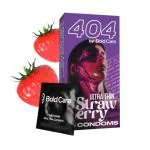 404 by Bold Care Super Ultra Thin Strawberry Flavored Condoms For Men | 60 Microns | 10 Units