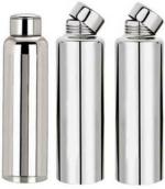 STEEPLE VISAXMI Stainless Steel Water Bottle 1000 ml (Pack of 3)