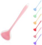 MyHomesWorld Serving spoon Long Handle Silicone Soup Spoon Kitchen Non-stick Large Food Spoons Ladle Home Cooking Utensils Tool Curry, salad, party platter (PACK OF 1)