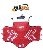 Prospo Taekwondo Chest Protector (Reversible)/ Solid Padded Chest Guard/Body Protector for Kung Fu/MMA/Kickboxing/JUIJUTSU/Judo/WHUSHU (Size 1)