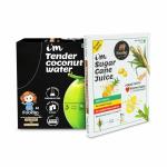 Foodio. Fit Tender Coconut Water and Sugarcane Juice Super Saver Combo Pack - 10x15g and 1x30g - 180