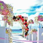 AMFIN Black Red Balloons for Decoration / Chrome Balloons for Birthday / Confetti balloons for Decoration / Valentines Day Decoration items - Pack of 102