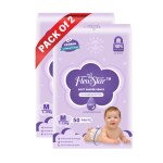 FLEWSTAR 50 PCs Baby Nicker Slim & Comfort Disposable Baby Diapers- Baby Care Diaper Pants-Slim & Comfort Disposable Baby Diapers- Cottony Soft High Absorb Technology-Pack Of 2 (Medium)
