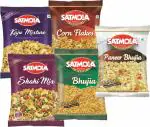 Satmola Namkeen Combo - Paneer Bhujia, Kaju Mix, Shahimix, Cornflakes And Bhujia 5 x 160 g Pack Of 5