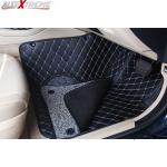 AllExtreme EXFM3MX 7D Car Mats for Mahindra XUV 500 (Set of 3, Black)