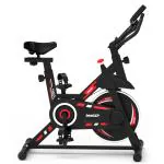 beatXP WindClaw Spin Exercise Bike | Exercise Cycle for Home & Gym Workout with Flywheel:4 kg, Max Weight:110 kg | LCD Monitor, Adjustable Resistance and Seat | Mobile Phone Holder