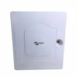 Multy Byte 4+8 Channel DVR/POE Box - Network Cabinet Box Weatherproof ABS Enclosure, Built-in Power Strip, Wall & Pole Mountable, High Power 60W PoE+, Gigabit Network Ports- Heavy Duty