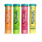 HealthKart HK VITALS Apple Cider Vinegar 750 mg, for Weight Management & Gut Health, Supports Digestion, No Added Sugar (Multi Flavour Pack, 15 Effervescent Tablets Each)