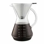 Instacuppa Pour Over Drip Coffee Maker With Borosilicate Glass Carafe, 800 ml
