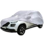 Auto Oprema Silver Matty Car Body Cover with Mirror Pockets for Skoda Laura