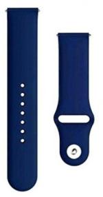 Black Lovies Blue Silicon Smart Watch Strap For Noise Fit Core