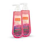 Tulips Shower Gel/Body Wash (275 ml x 2 pack) QUICK RINSING FORMULA, Valley of Flowers Enriched with Peony Flower & Aloe vera Extracts I SLS & SLES Free